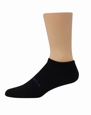 Men's Champion Compression No-Show 3-pairs Socks Black | MGBRY4719