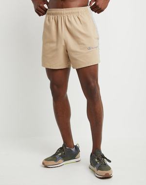 Men's Champion Cotton Rally 5" Shorts Grey | UJRZY5017