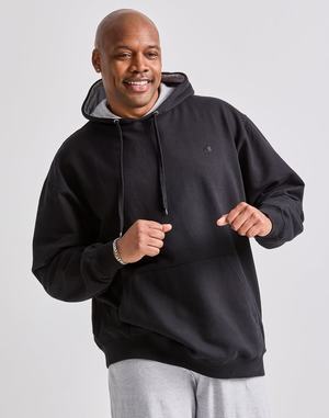 Men's Champion Fleece C Logo Hoodie Navy | VPIOG4167