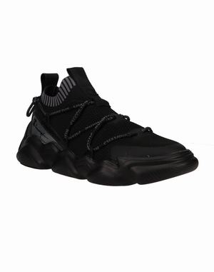 Men's Champion MELOSO FLUX STEALTH Sneakers Black | VLHZF9576