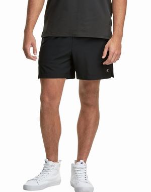 Men's Champion MVP C Patch 5" Shorts Black | PHYFC0295