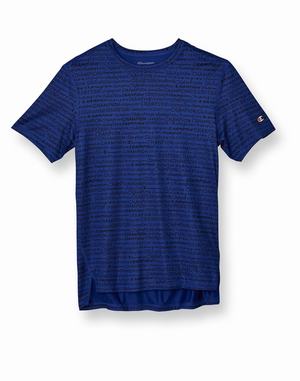 Men's Champion MVP T Shirts Blue | TCLWA2107