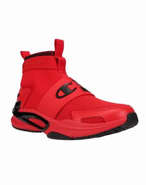 Men's Champion OT Sneakers Deep Red / Black | JLKND9384