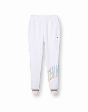 Men's Champion Premium Reverse Weave 30.5" Jogger White | TRJOA7831