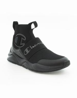 Men's Champion Rally Pro Stealth Sneakers Black | IUJSW4175