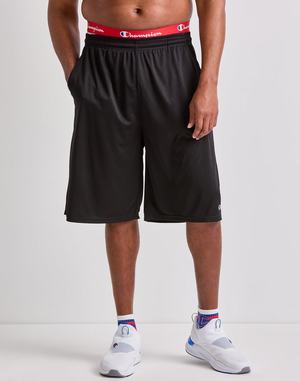 Men's Champion Sport 10" Shorts Black | RMJDY0385