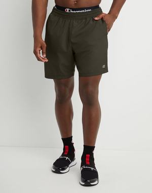 Men's Champion Sport No 7" Shorts Black | RJCVN9150