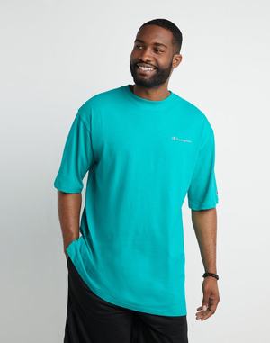 Men's Champion Sport Tops Green | BUGFN5614