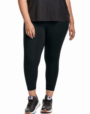 Women's Champion Absolute 3 4 Pocket 23" Leggings Black | BTSLC9540