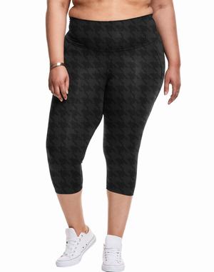 Women's Champion Absolute Knee,19" Leggings Black | JHVYN1920