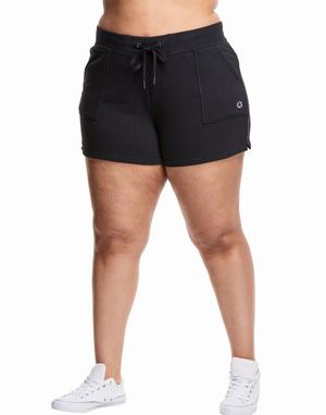 Women's Champion Campus French Terry 3" Shorts Grey | RUQFL1764