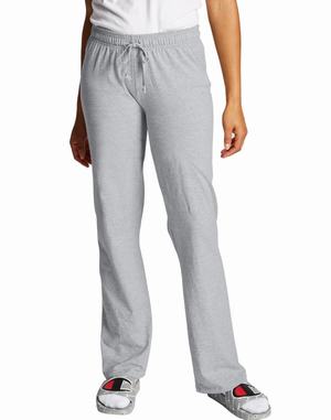 Women's Champion Everyday Cotton 31.5" Pants Grey | PMQVD0361