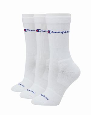 Women's Champion Graduated Compression 3-pairs Socks Black | KVZBH5947