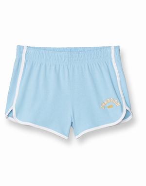 Women's Champion Gym 2.5" Shorts Blue / White | CPYZV4685