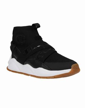 Women's Champion Her Rally Sneakers Black | FWZQP3798