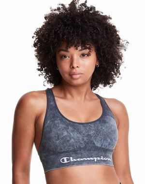 Women's Champion Infinity Sports Bras Black | SMAWK9510