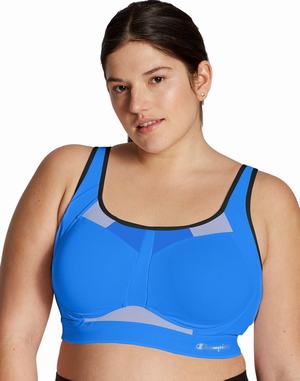 Women's Champion Motion Control Underwire Sports Bras Black | HSQXZ4871