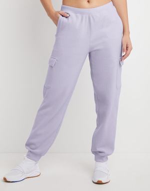 Women's Champion Ottoman Ribbed 30" Pants Grey | MRNXE9317