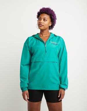 Women's Champion Packable Jackets Green | AGCNF6728