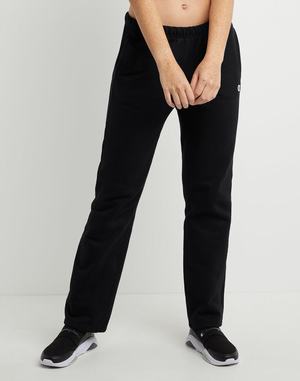 Women's Champion Reverse Weave Straight Leg30" Pants Black | PVROX3471