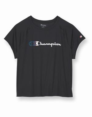 Women's Champion Sport Absolute Graphic T Shirts Black | WBHGK4078