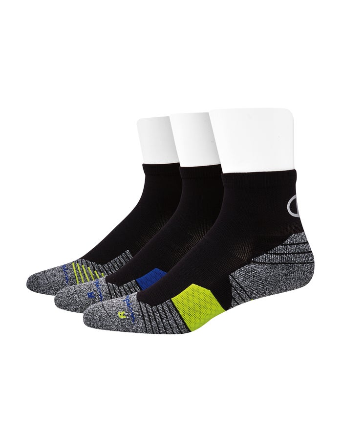 Men\'s Champion 3-Pairs Socks White | PDIYV4712