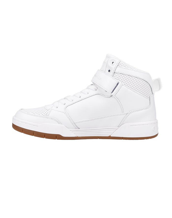 Men's Champion ARENA POWER HI Sneakers White | ODGXW4126