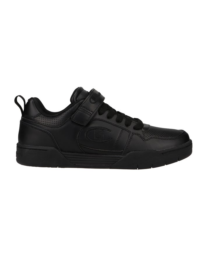 Men's Champion ARENA POWER LO Sneakers Black | QWSTH4026