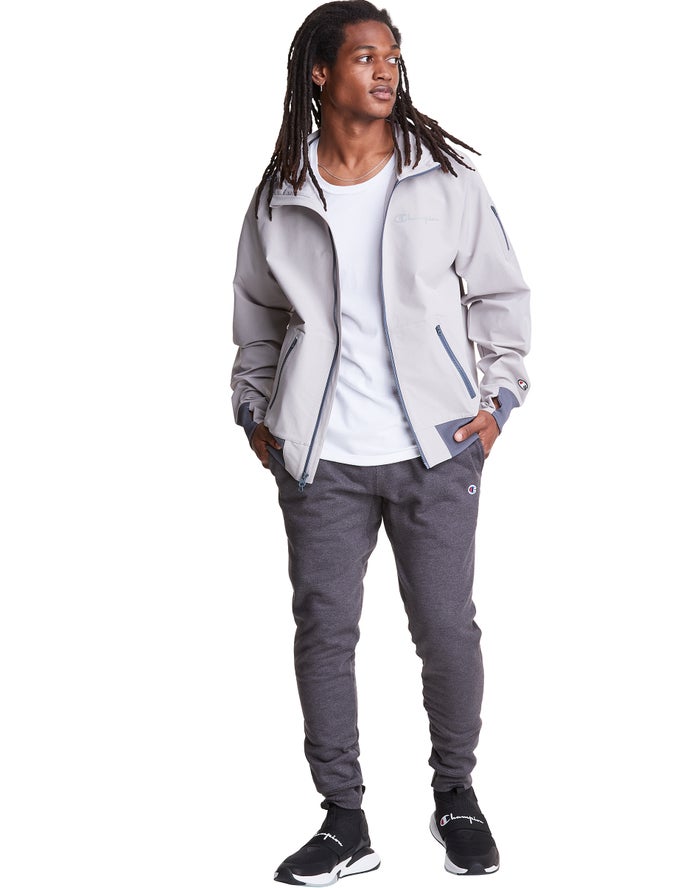 Men's Champion Defender Series Full Zip Jackets Grey | XIEKH1436