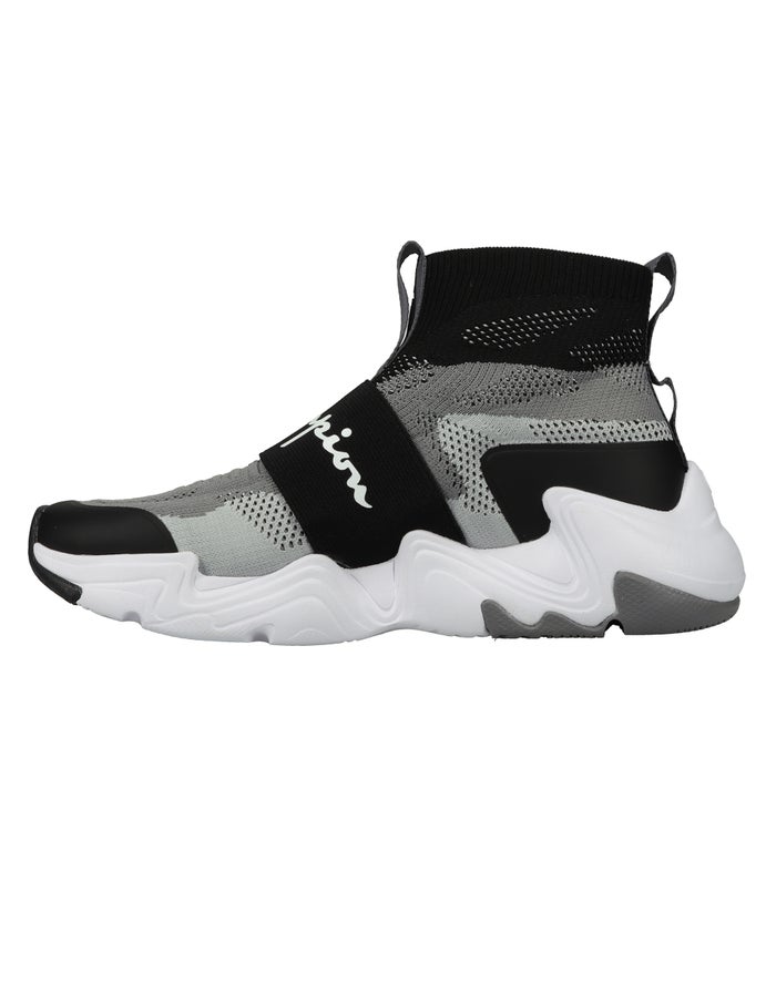 Men's Champion Hyper Future Hi Sneakers Black / Grey | CRMUV3154