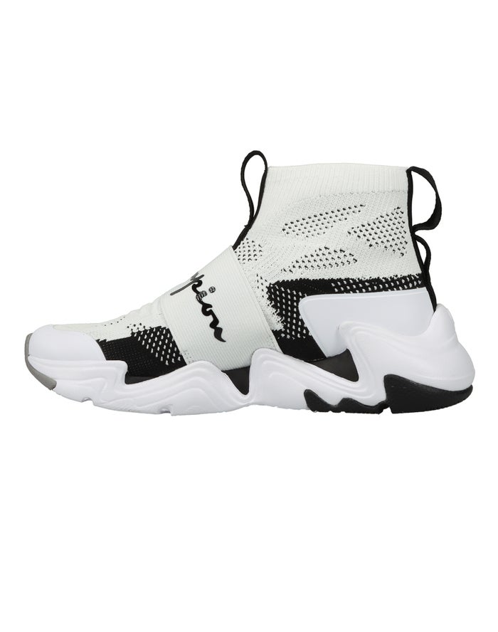 Men's Champion Hyper Future Hi Sneakers White / Black | IROFX0341