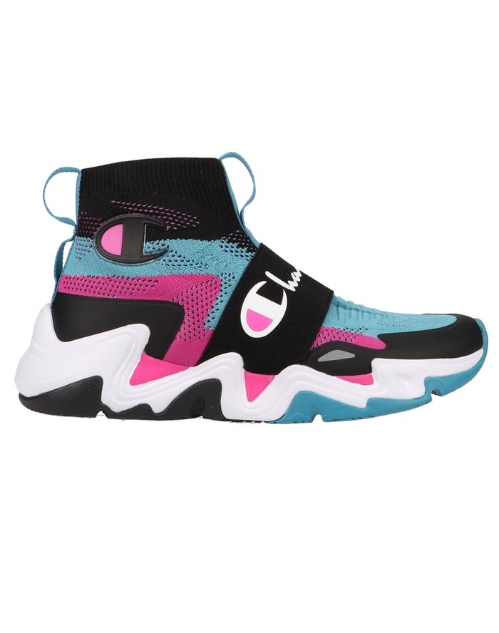 Men's Champion Hyper Future Hi Sneakers Black | RIWPA5980