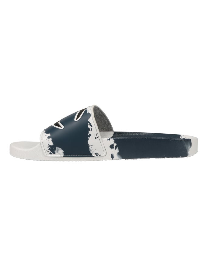 Men's Champion IPO Surf and Turf Trekking Slides Grey / White | DPQCG9032