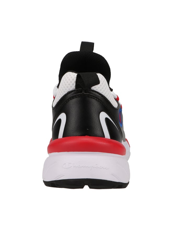 Men's Champion KINNA VERVE Sneakers White / Black / Deep Red | LVXBR2908