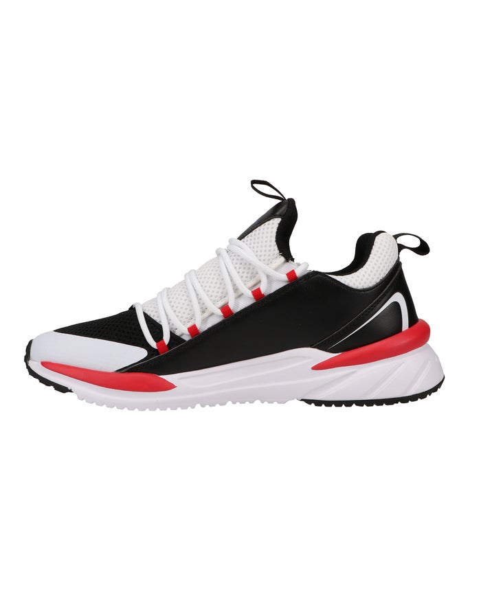 Men's Champion KINNA VERVE Sneakers White / Black / Deep Red | LVXBR2908