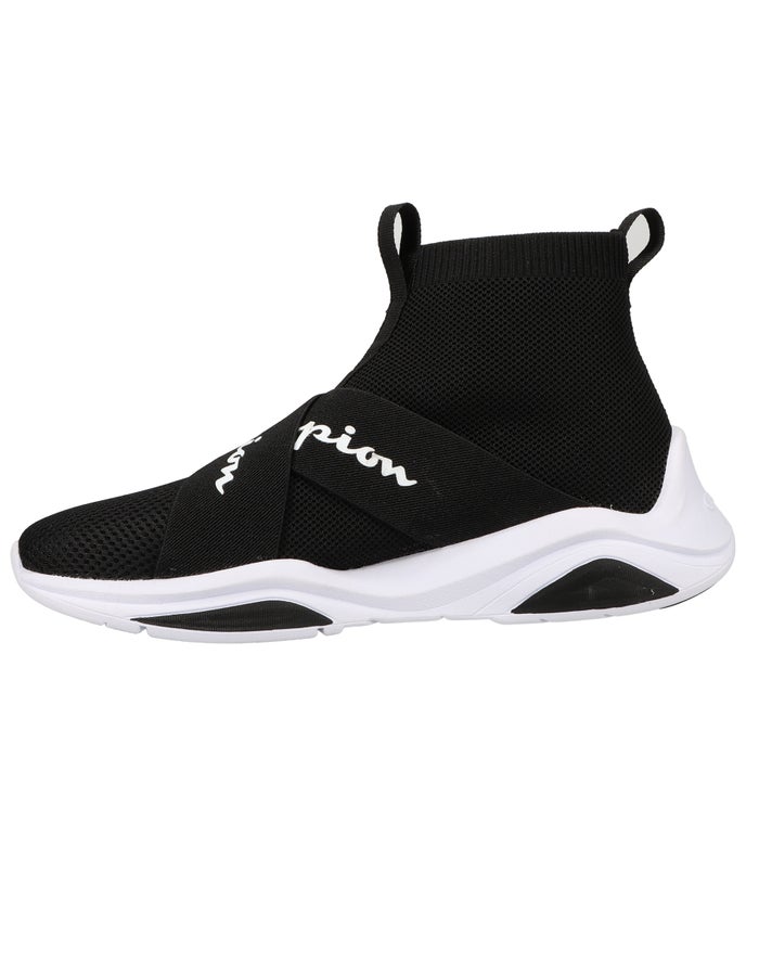 Men's Champion LEGEND X OVER Sneakers Black / Black | JIQWH7983