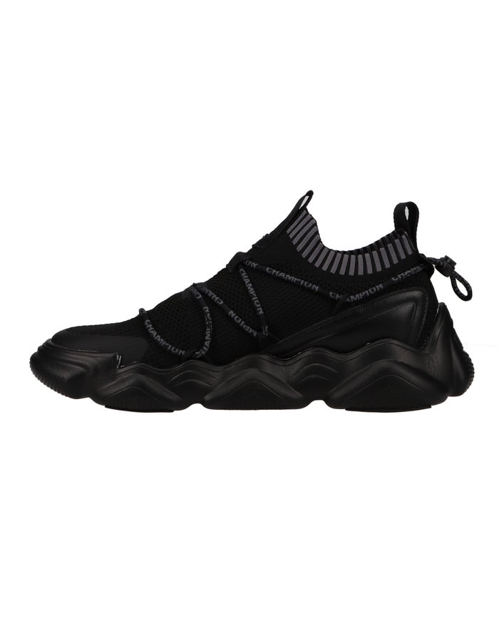 Men's Champion MELOSO FLUX STEALTH Sneakers Black | VLHZF9576