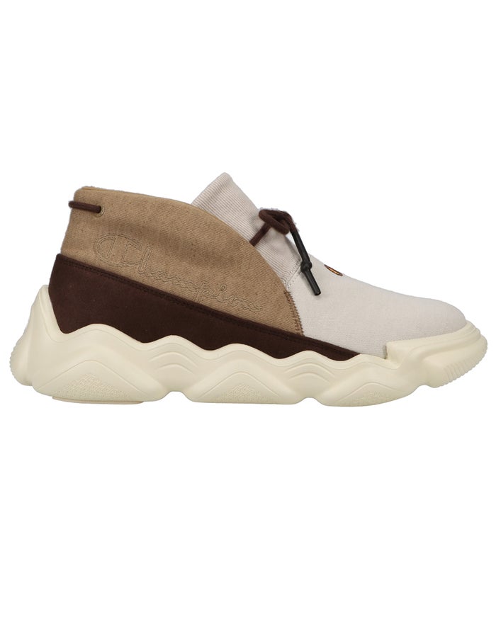 Men's Champion MELOSO RUKKA PEBBLE Sneakers Khaki / Chocolate | UZWQR0791