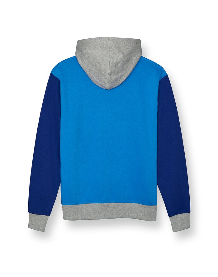 Men's Champion Powerblend Hoodie Blue / Blue | YWOKS7024