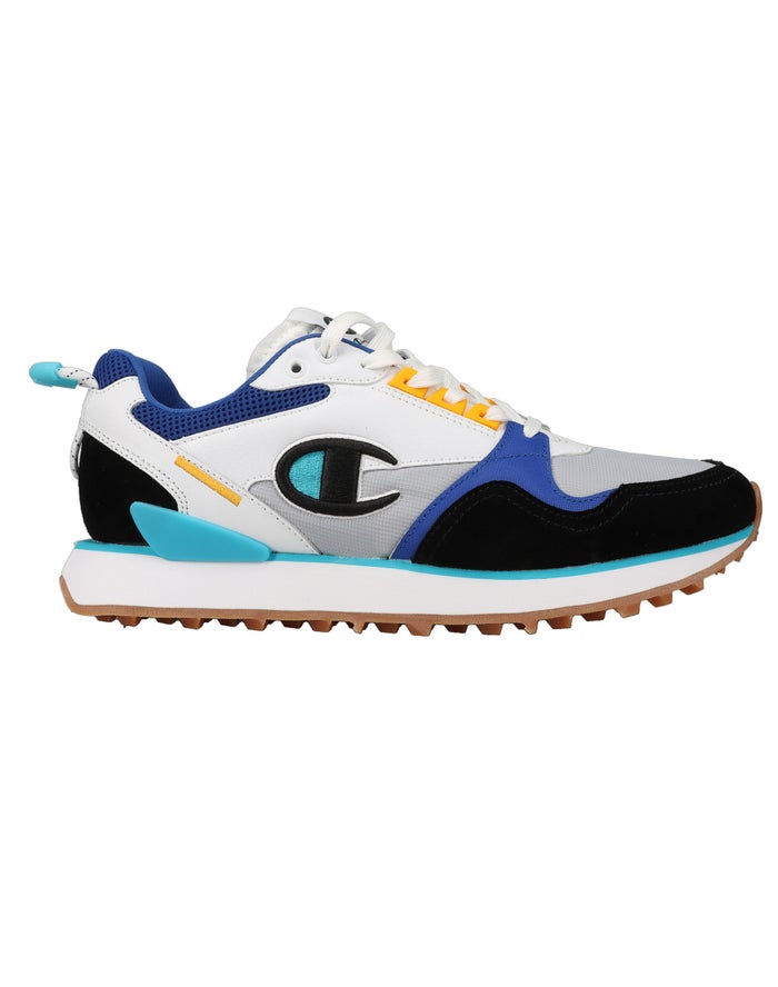 Men's Champion RelayBlue Sneakers White / Blue | QTGKL0182