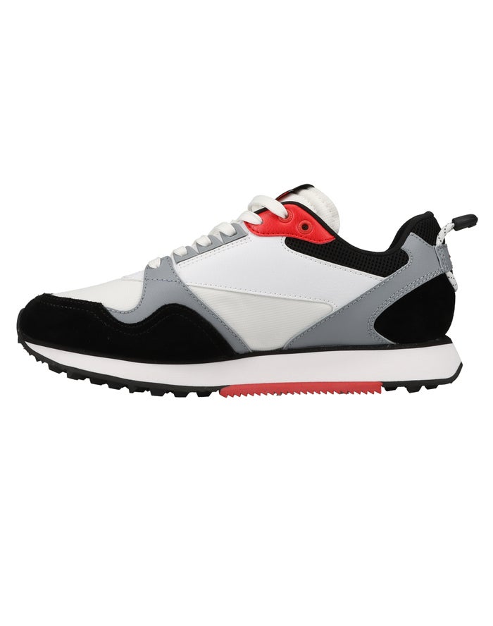 Men's Champion Relay Sneakers White / Black / Deep Red | YIMPT6581