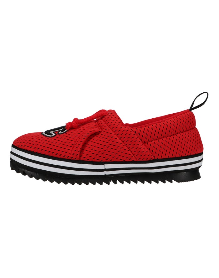 Men's Champion University Mesh Slippers Deep Red | DPWCH0582