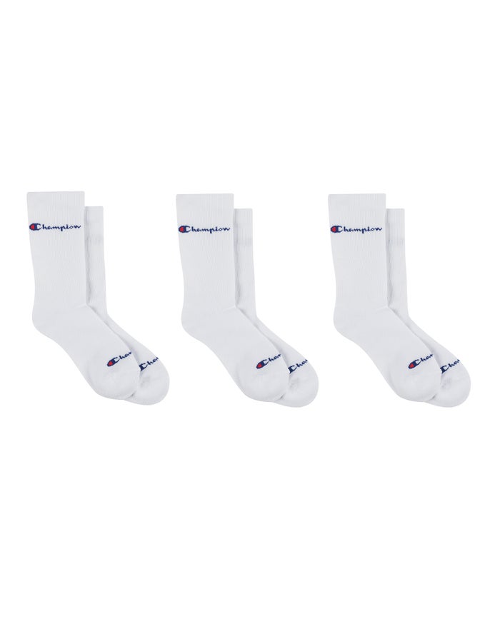 Women's Champion Graduated Compression 3-pairs Socks Black | KVZBH5947