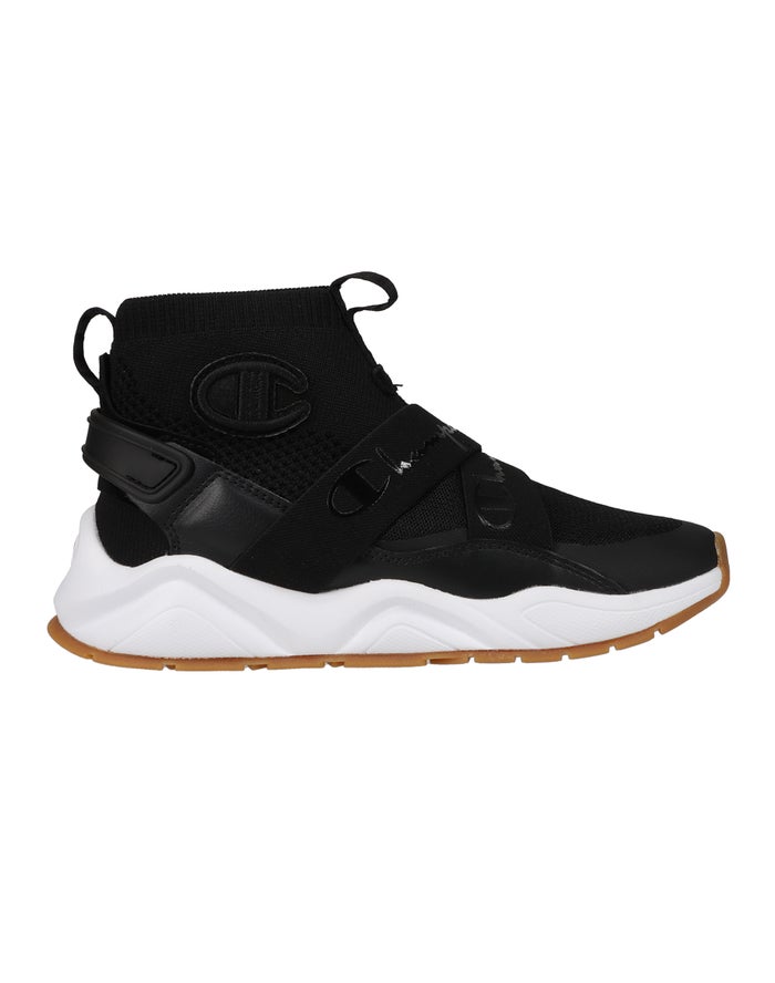 Women's Champion Her Rally Sneakers Black | FWZQP3798