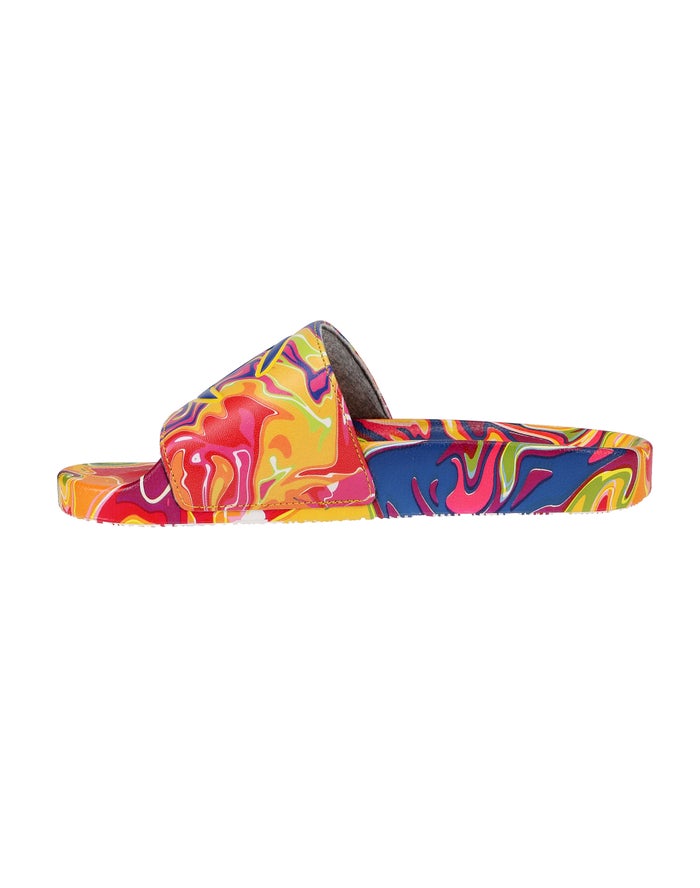 Women's Champion IPO Liquid Slides Fuchsia Multicolor | EUZTR1409