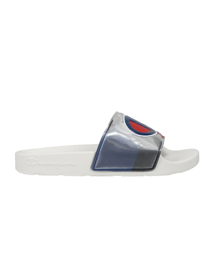 Women's Champion IPO Optic Slides White Multicolor | IDEXR7012