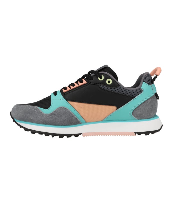 Women's Champion Relay Sneakers Black / Grey / Turquoise | GAWQR1786