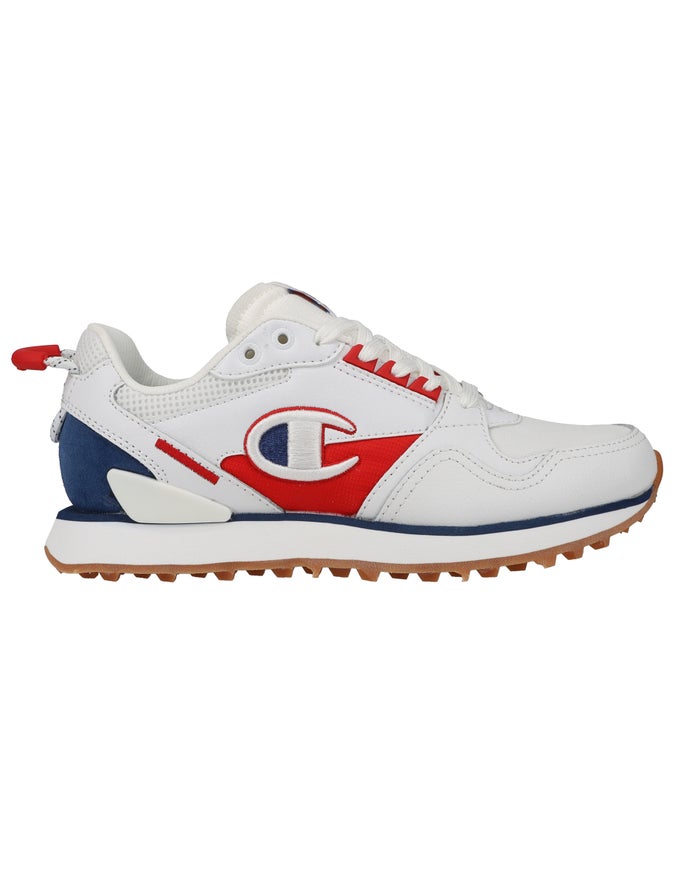 Women's Champion Relay Sneakers White / Blue / Red | NYIWS9536