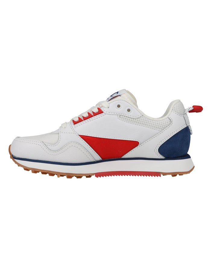 Women's Champion Relay Sneakers White / Blue / Red | NYIWS9536