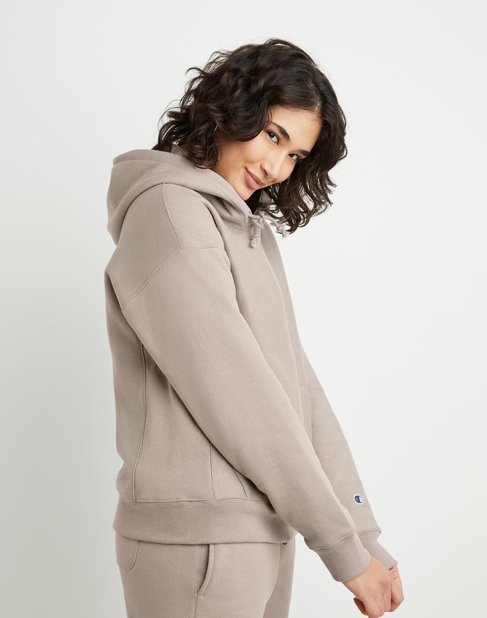 Women's Champion Reverse Weave Hoodie Blue Light | UKVZG7864